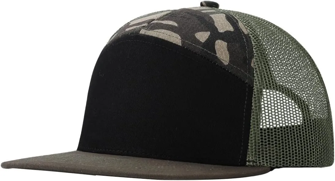 2024 Men Flat Brim Baseball Cap Adjustable Performance Snapback Hat Laser Perforated Cap