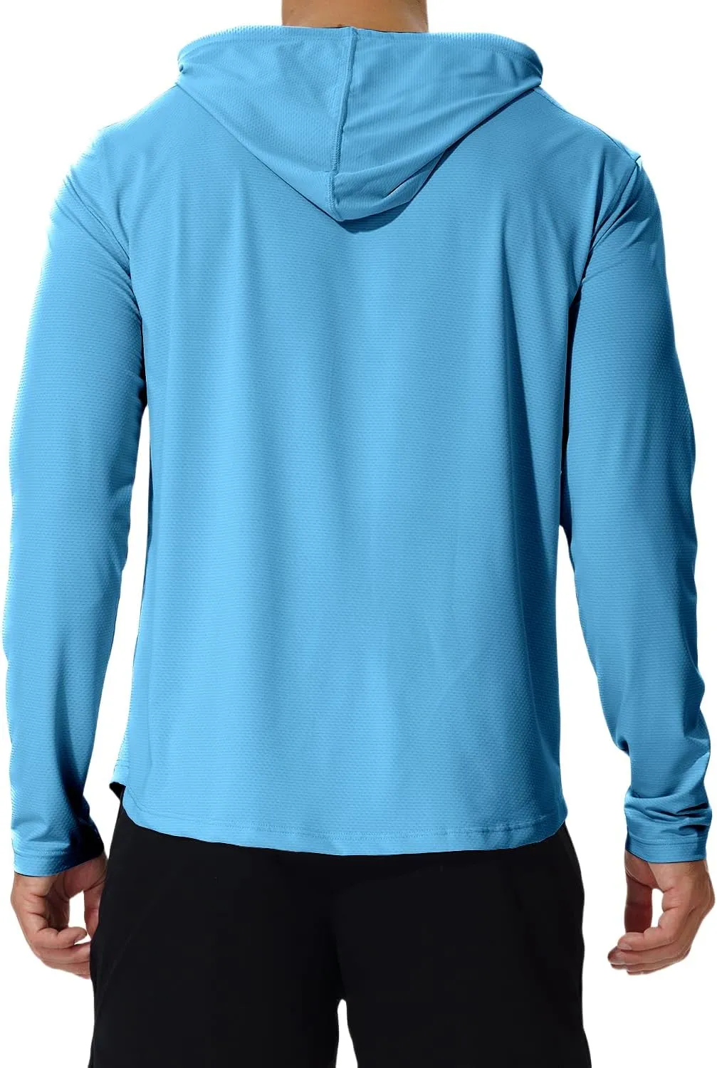 AIMPACT Men's Sun Protection Shirts UV SPF UPF 50  Long Short Sleeve Hoodie Rash Guard Fishing Swimming Shirt Lightweight