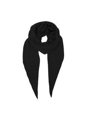 BCTRIANGLE medium knitted scarf - Black