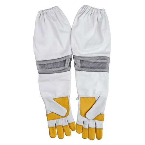 Beekeeping Bee Gloves Cow Hide Ventilated  Heavy Duty Gloves  XL