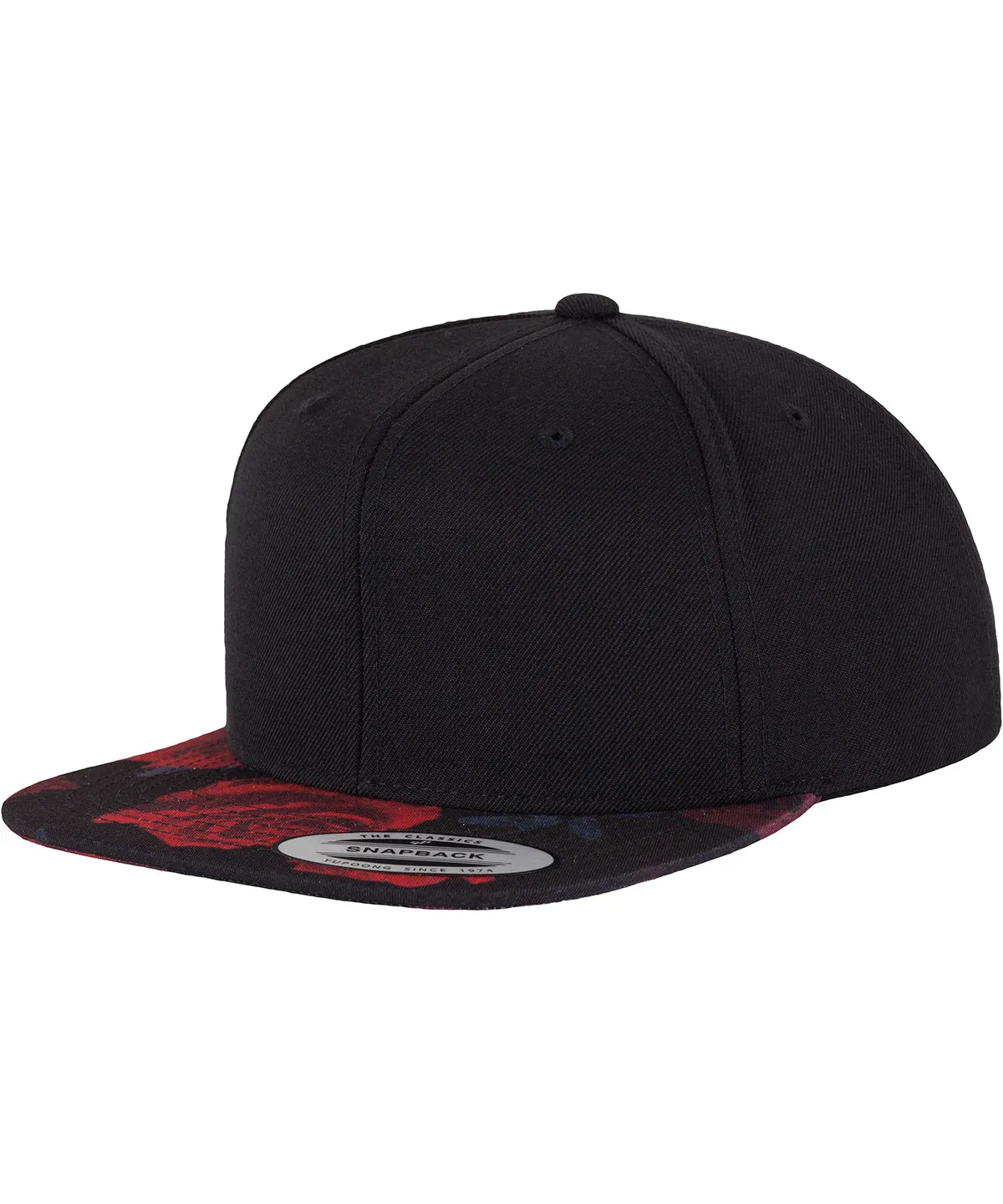 Black/Red - Roses snapback (6089R)