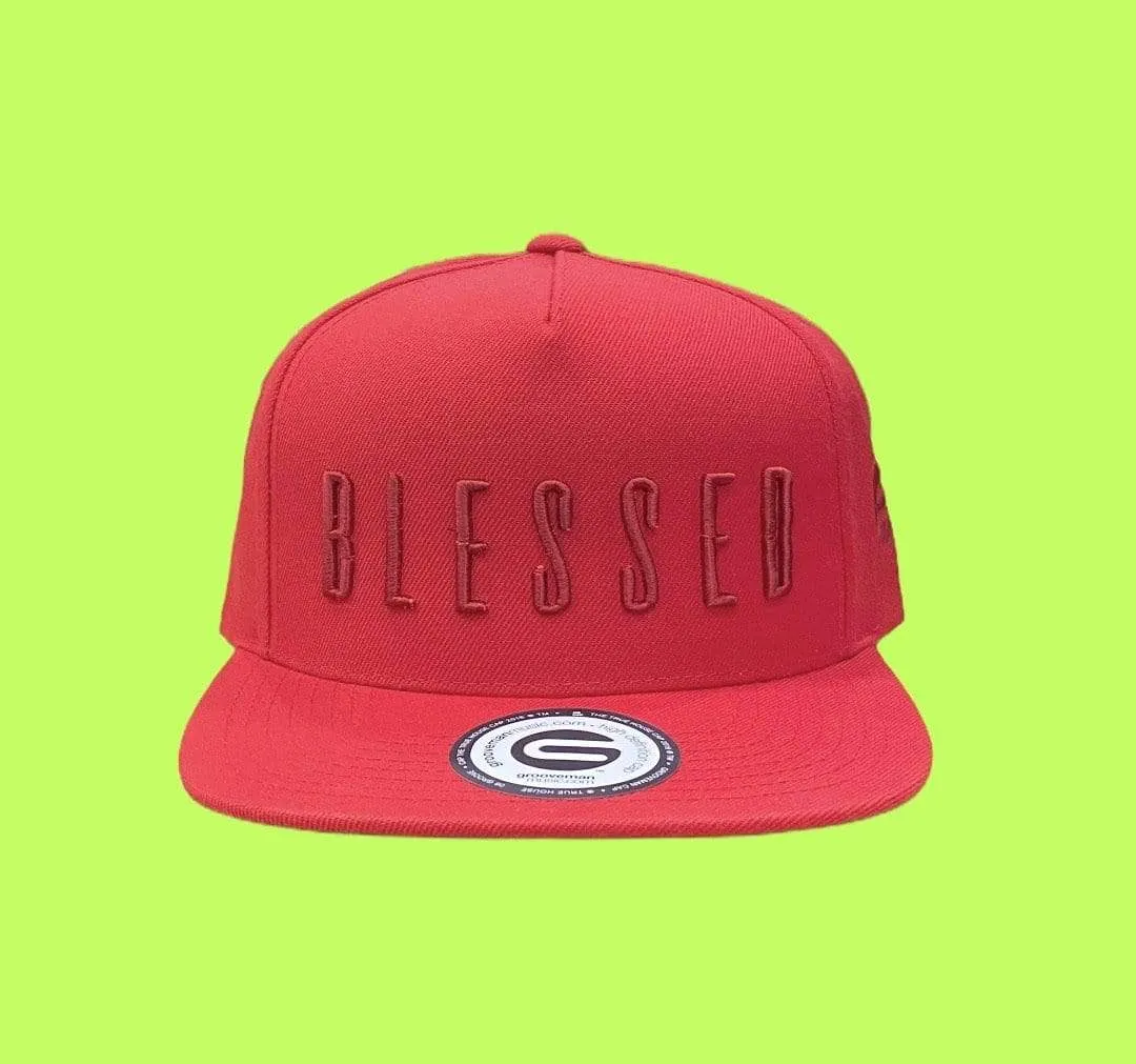 Blessed Red Snapback Hat