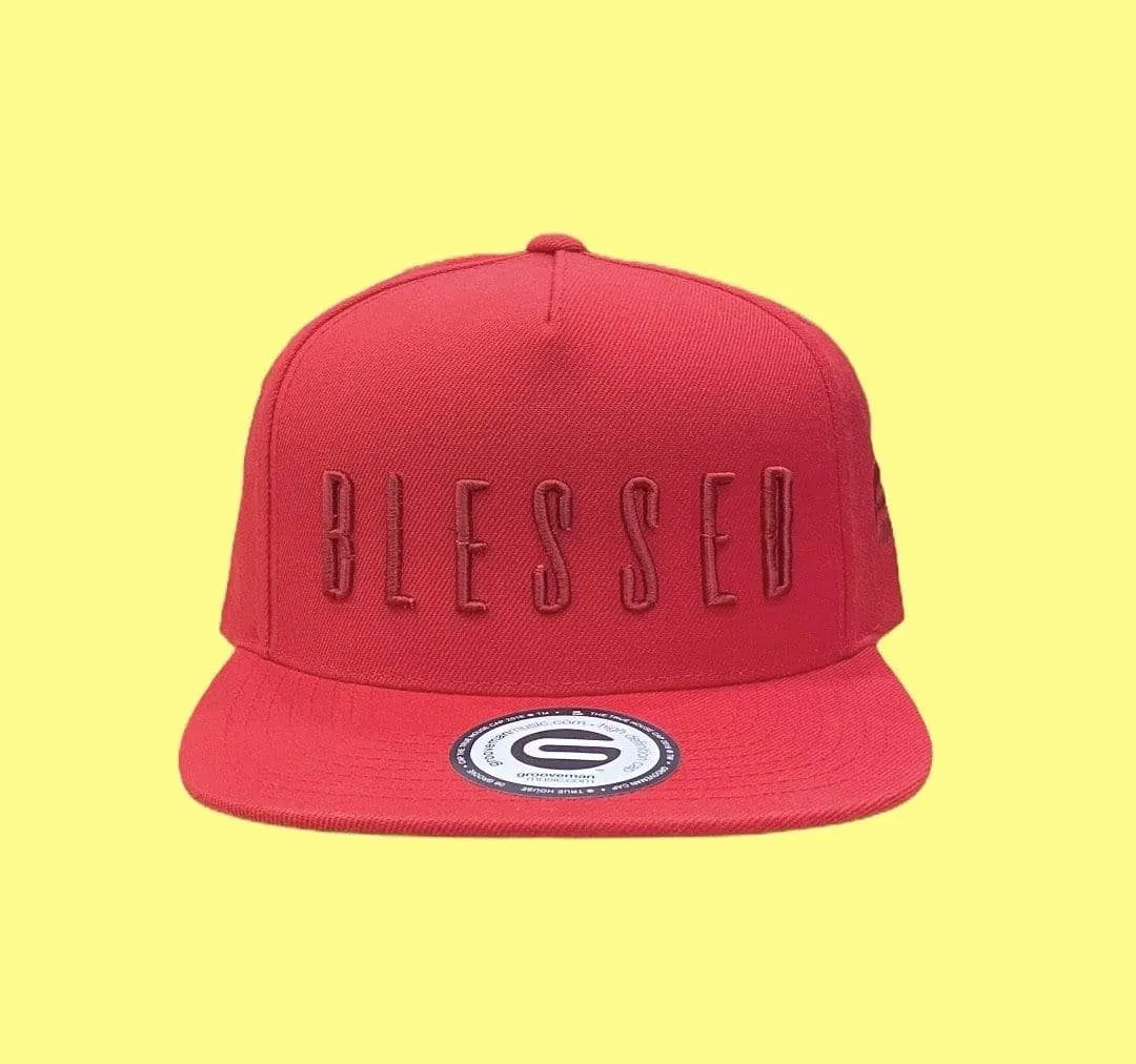 Blessed Red Snapback Hat