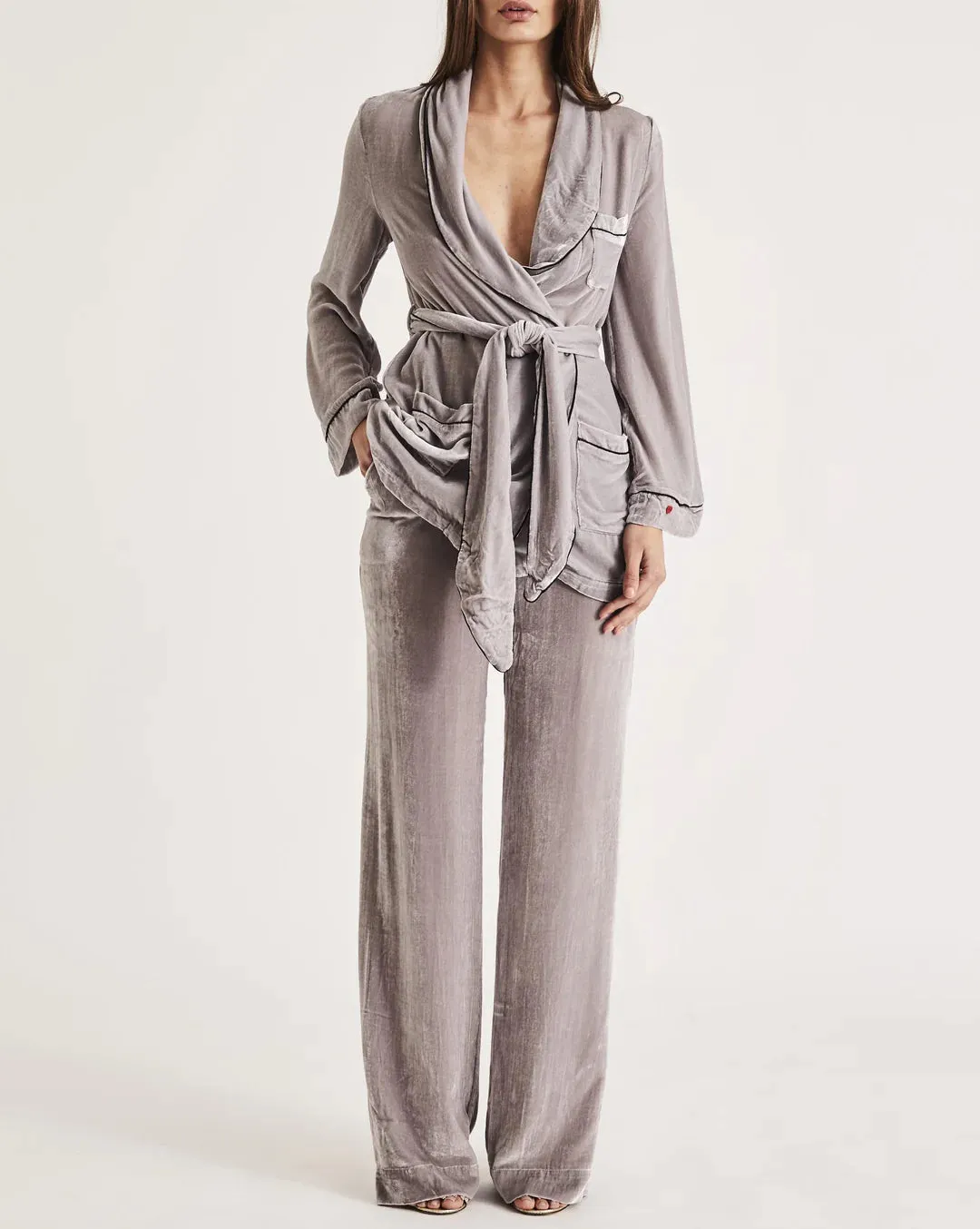 Bon Vivant Robe - Platinum