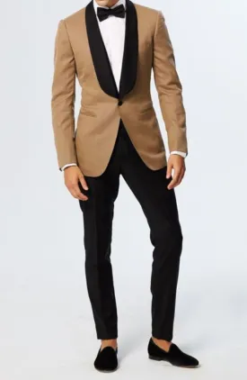 Brown Shawl Lapel Tuxedo