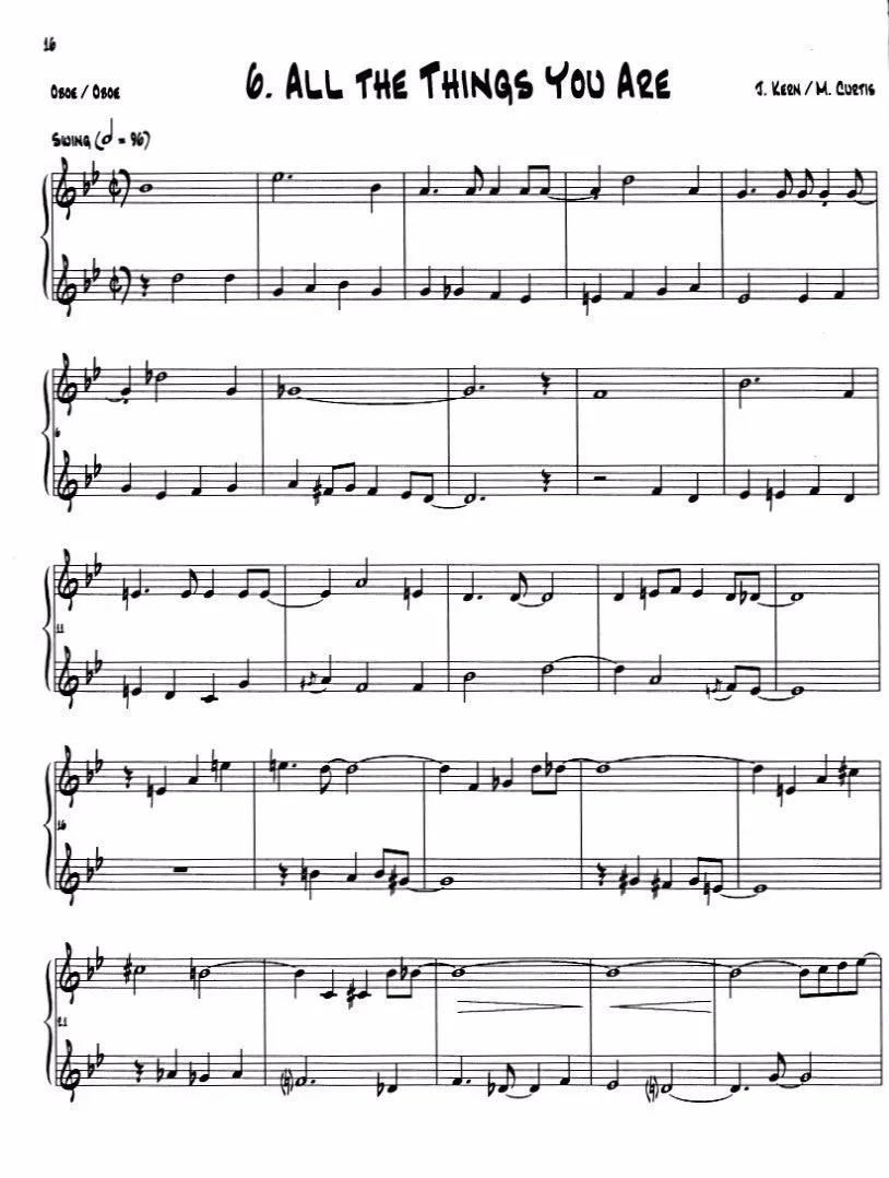 Curtis, Mike  % Eight Duos on Jazz Standards (performance score) - 2OB