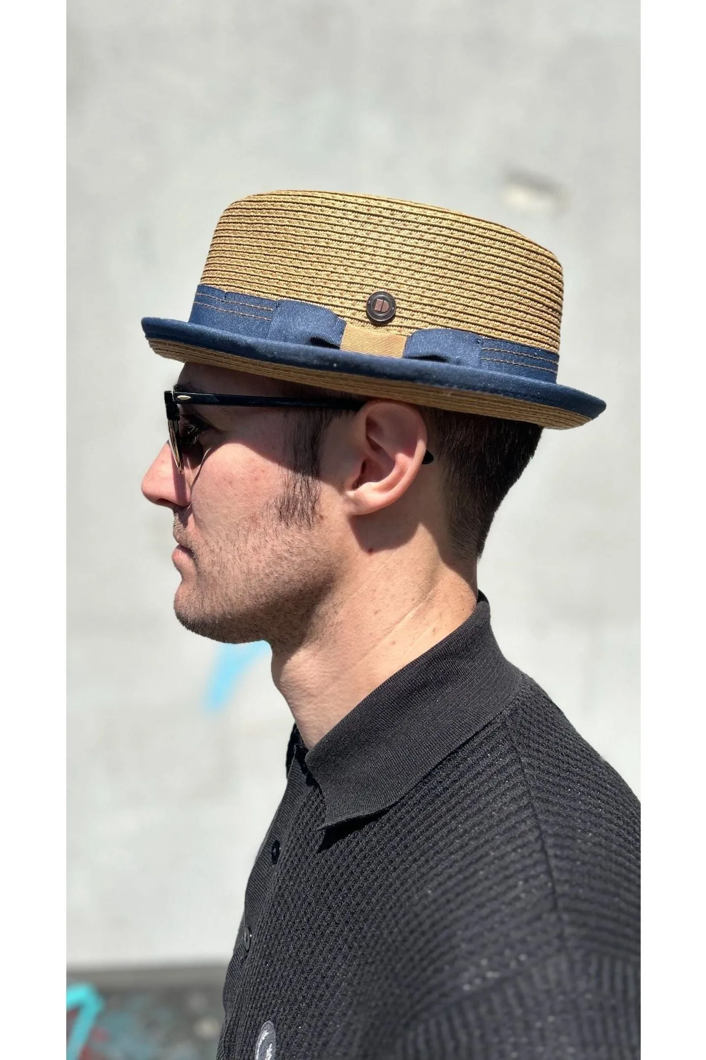 Dasmarca - Rico Woven Pork Pie Mustard - Hat