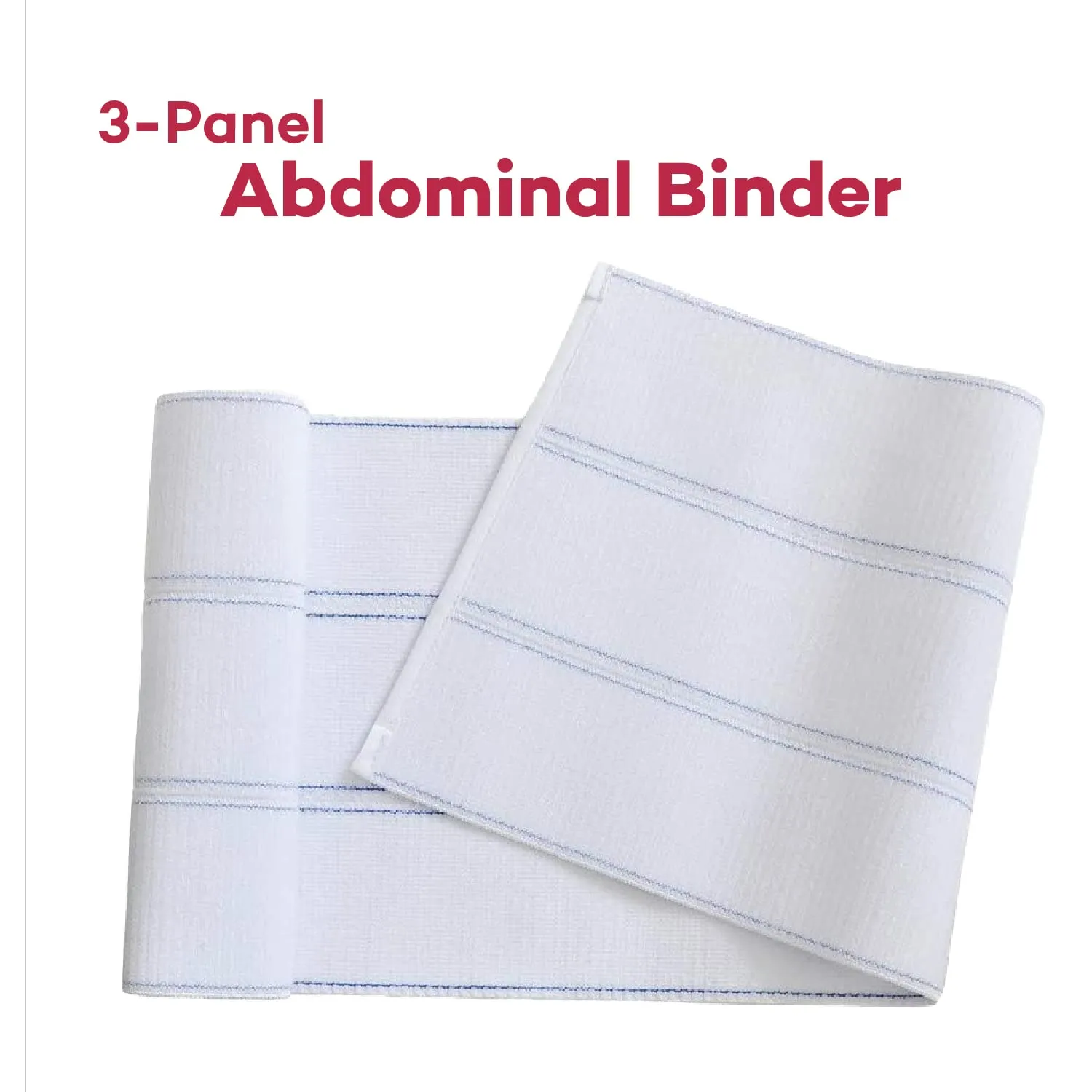 Dealmed X-Large Abdominal Binder  3-Panel, 9", 75"  90 Waist Compression Wrap, Abdominal Binder for Women and Men, Waist Support Belt to Stabilize Core and Improve Muscle Tone