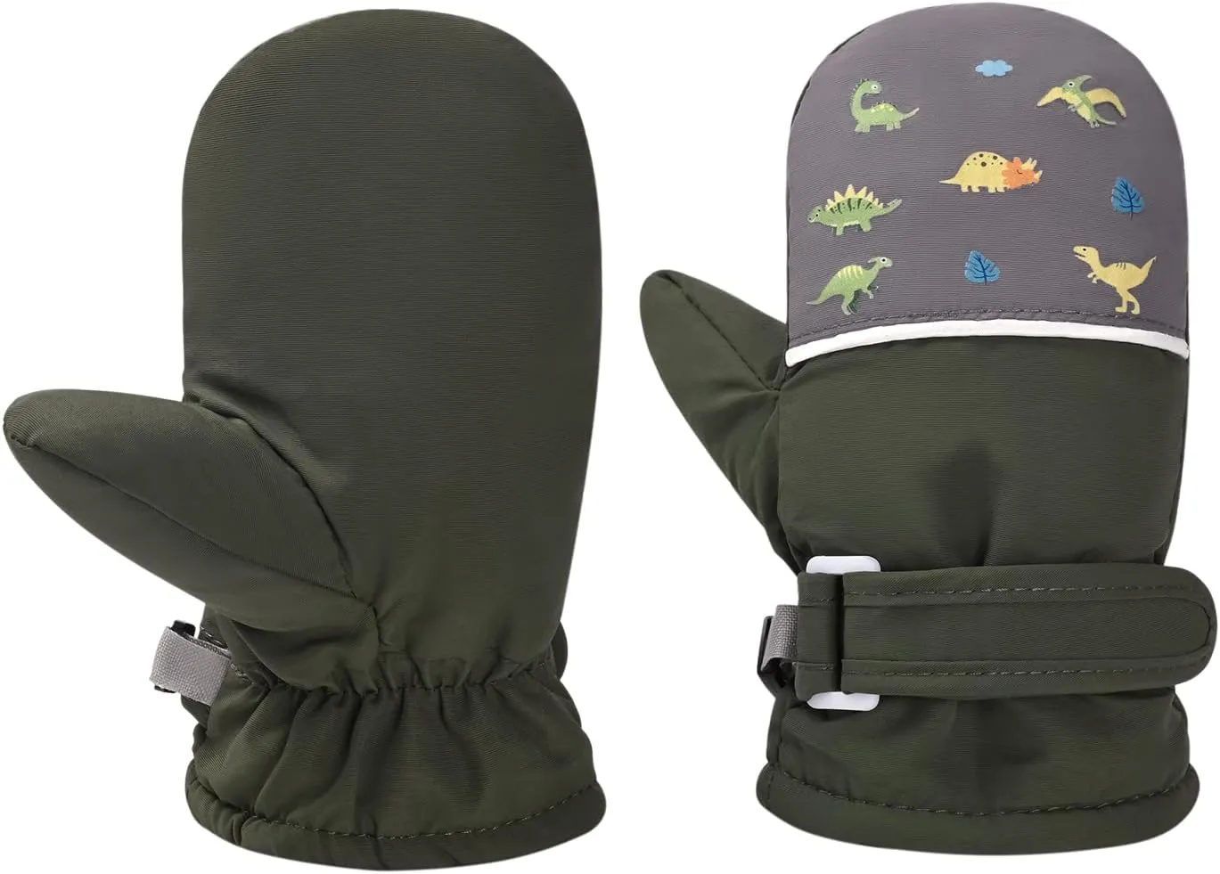 Fleece Lined Mittens for Baby Boys Girls,Infant Baby Toddler Little Kids Winter Gloves Mittens for Children