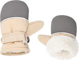 Fleece Lined Mittens for Baby Boys Girls,Infant Baby Toddler Little Kids Winter Gloves Mittens for Children