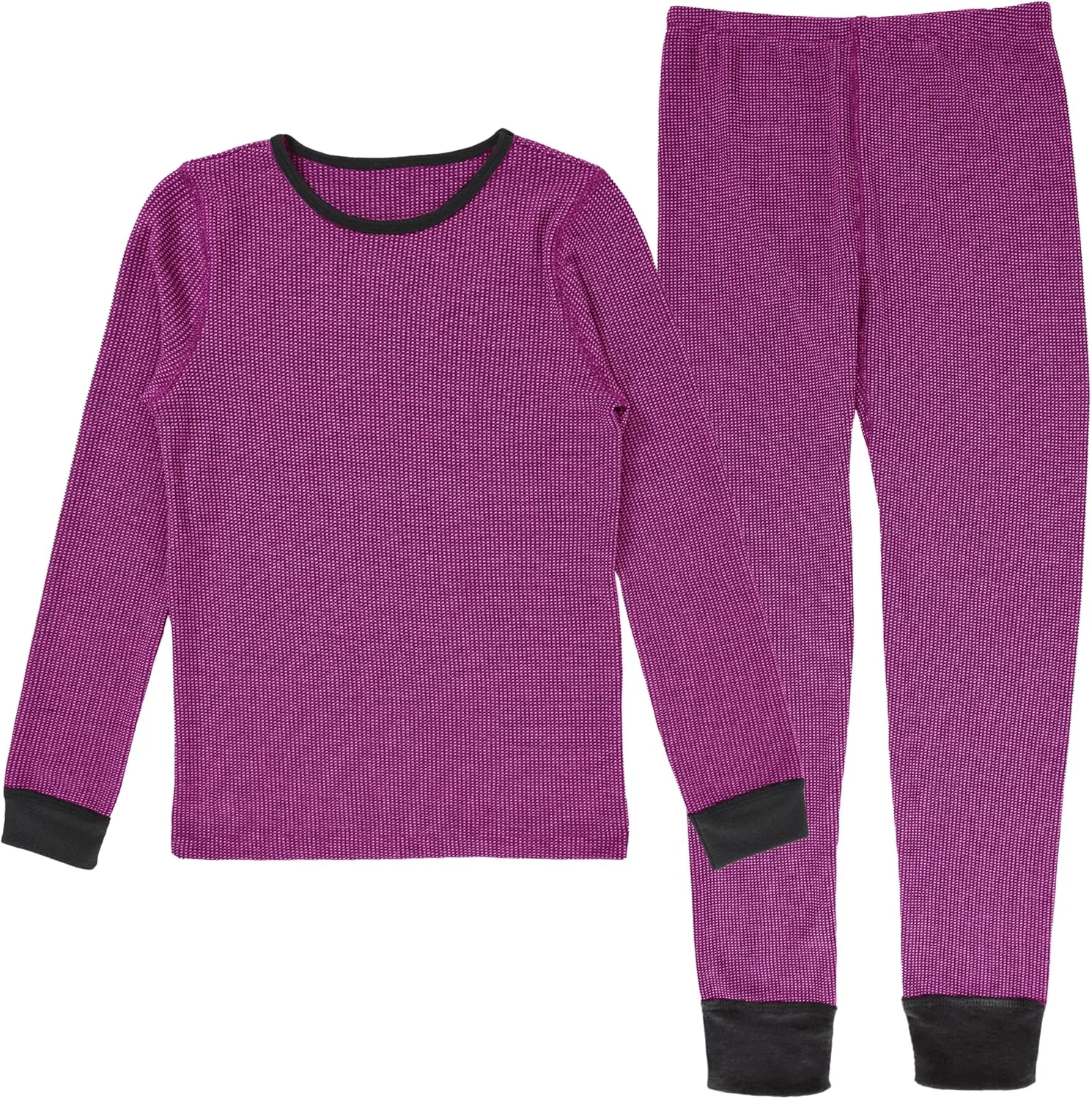 Fruit of the Loom Girls' Premium Thermal Waffle Underwear Set