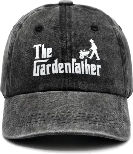 Gardening Gifts for Men, Gardening Hat for Gardeners Men, Adjustable Washed Cotton Baseball Cap