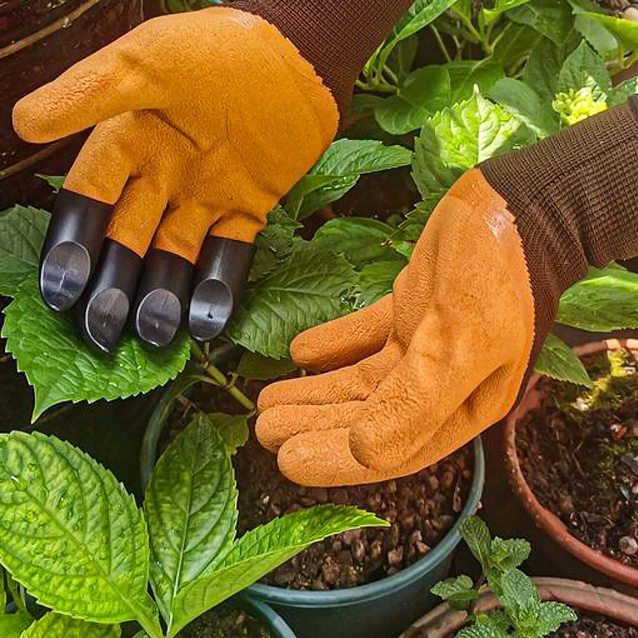 Gardening Gloves with Claws 2 Pairs