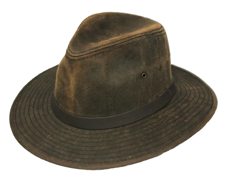 Henschel Hat Company | Ruston Waxed Cotton Safari Hat