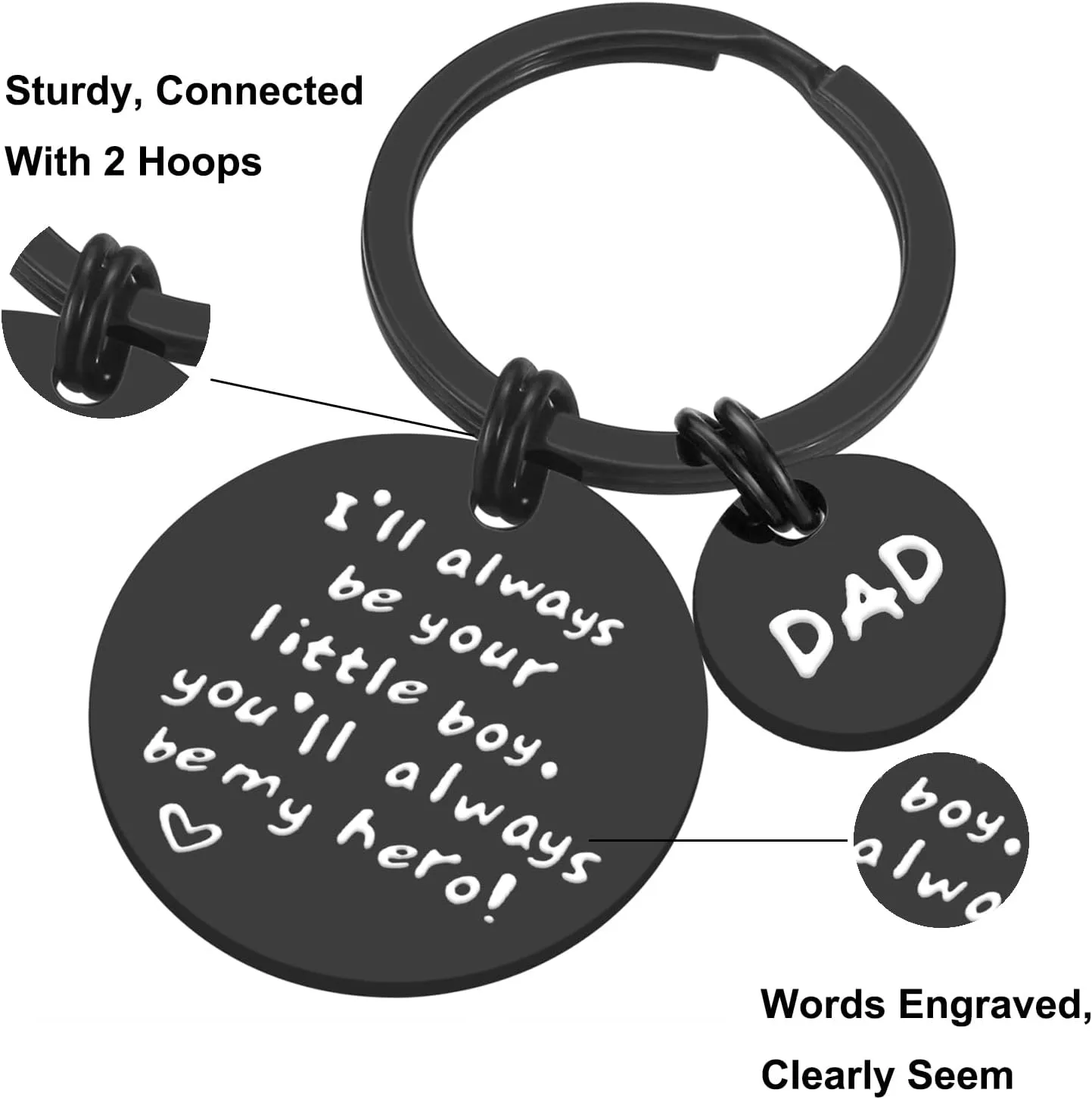 iJuqi Father's Day Gifts from Son - Christmas Birthday Valentines Day Gifts for Dad