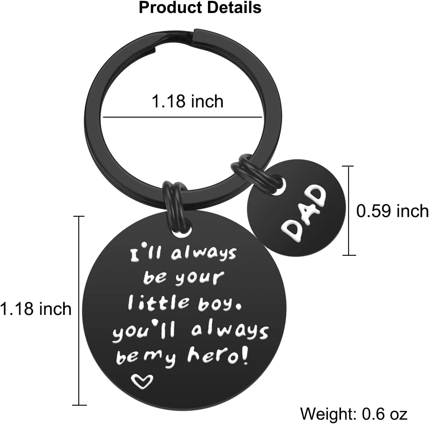 iJuqi Father's Day Gifts from Son - Christmas Birthday Valentines Day Gifts for Dad