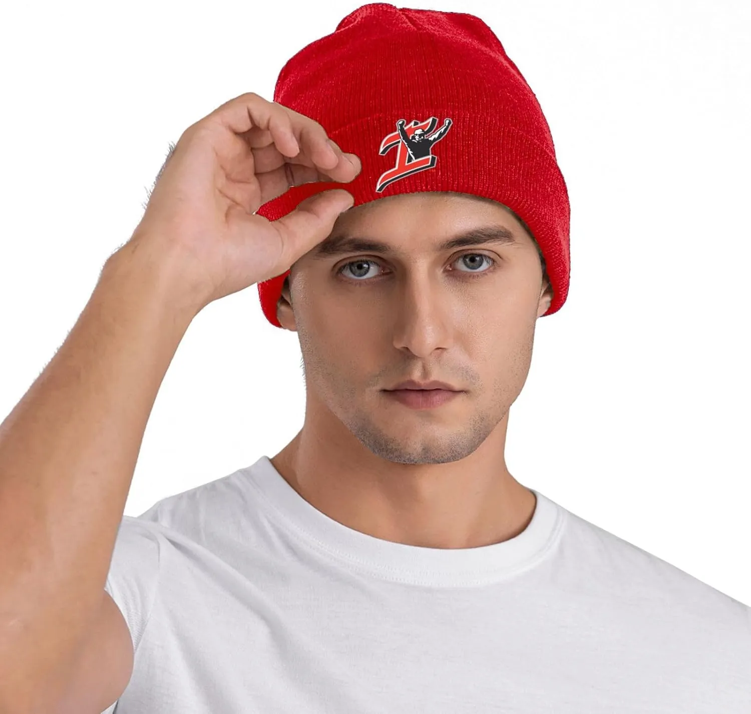 Kannapolis Intimidators Beanie Hat for Men and Women Winter Warm Hats Knit Slouchy Thick Skull Cap