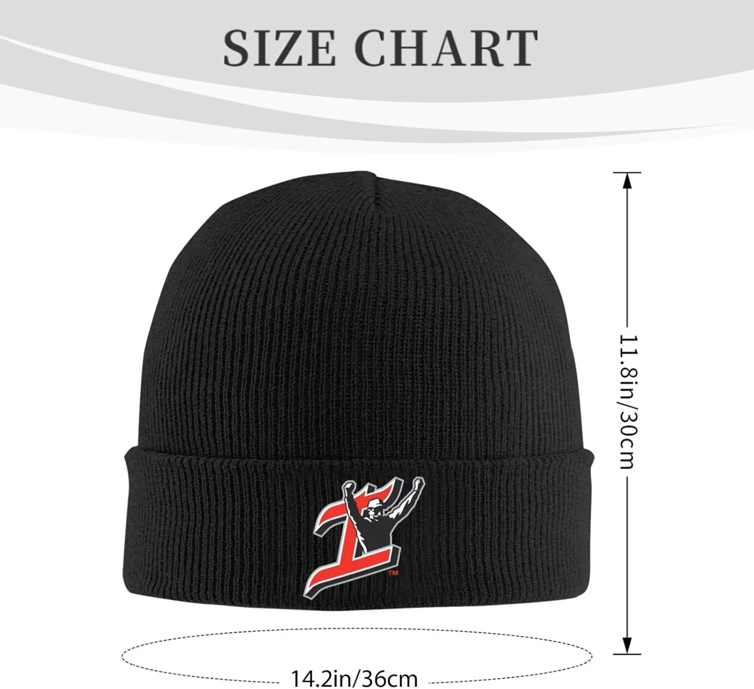 Kannapolis Intimidators Beanie Hat for Men and Women Winter Warm Hats Knit Slouchy Thick Skull Cap