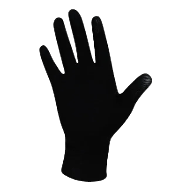 Lightweight Tech Running Gloves Black/Silver