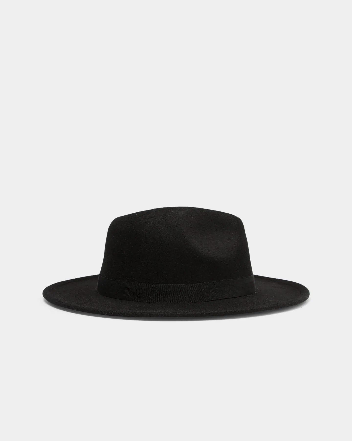 Lil Homme Kids Lien Felt Fedora Black