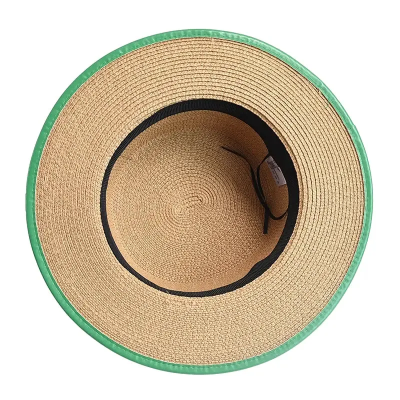 Marbella Summer Raffia Boater Hat