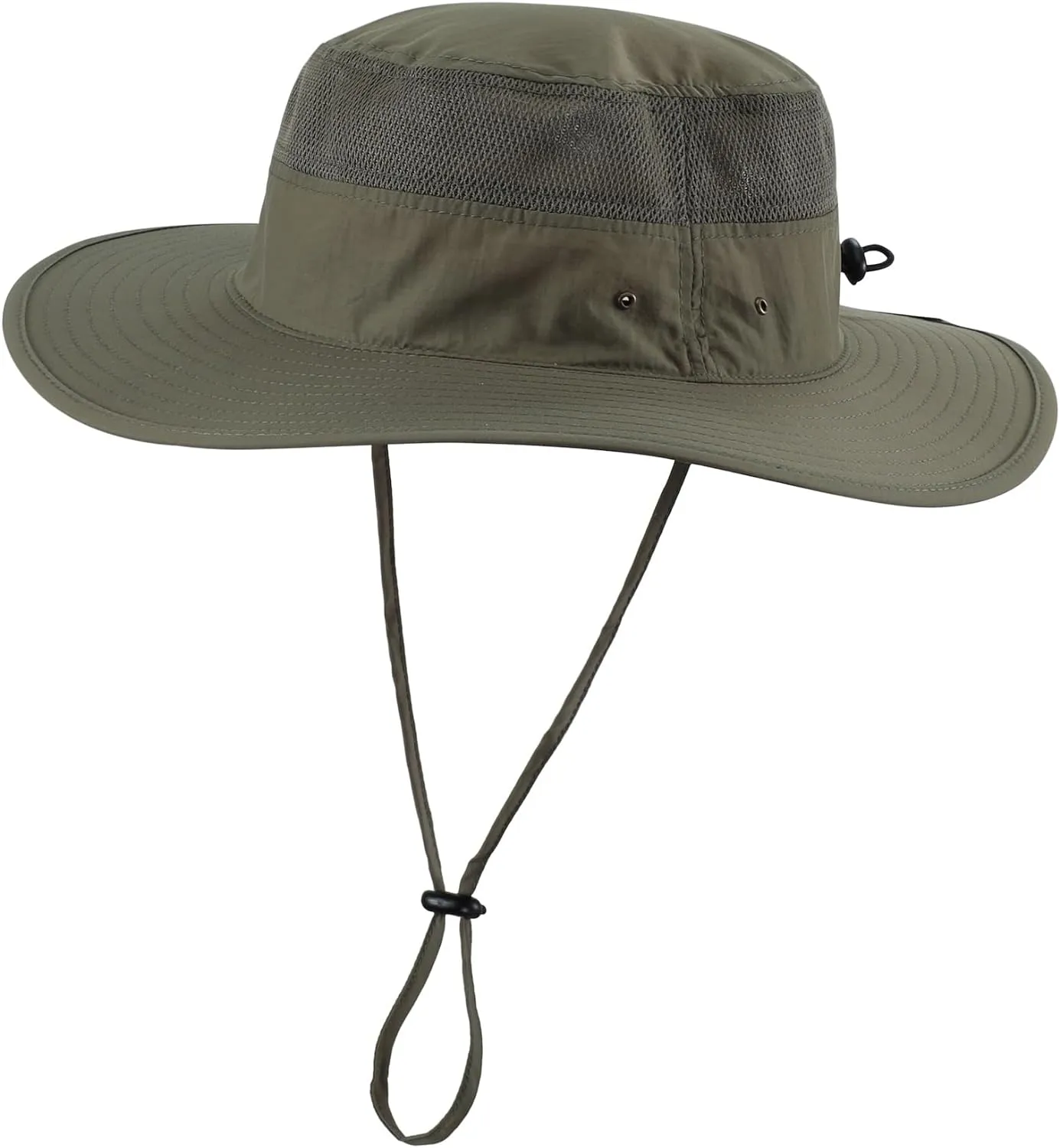 Men's Mint Blue Sun Hat Wide Brim Bucket Beach Safari Fishing Hat