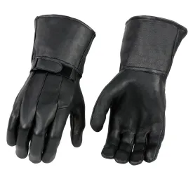 Milwaukee Leather SH864 Men's Gauntlet USA Deerskin Leather Unlined