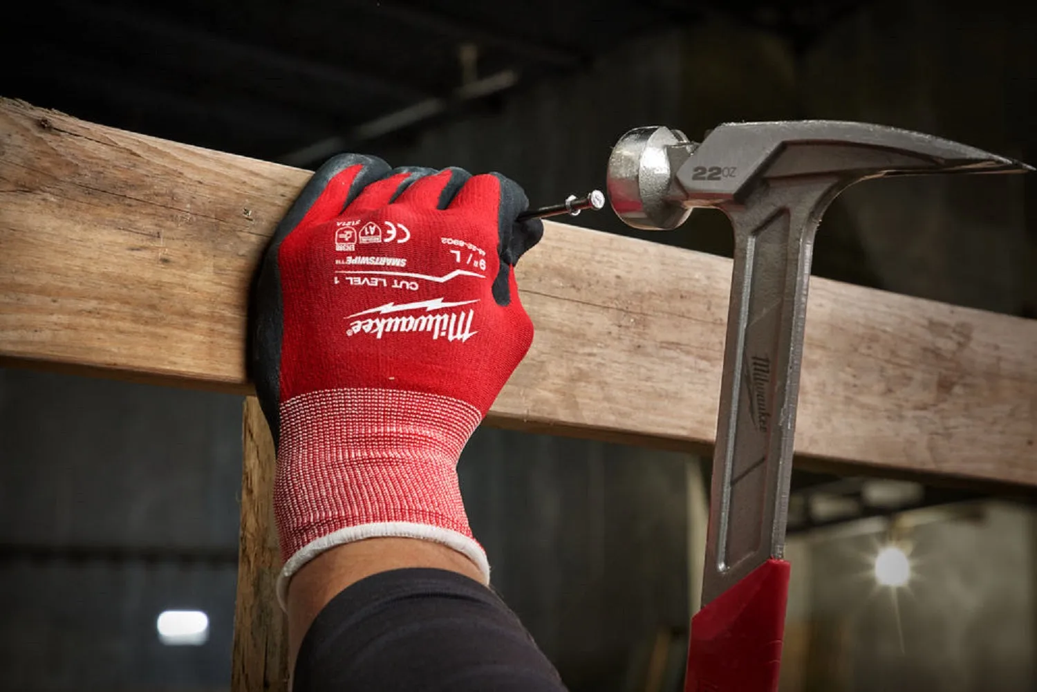 Milwaukee Thermal Winter Work Gloves Terry Cotton-Lined