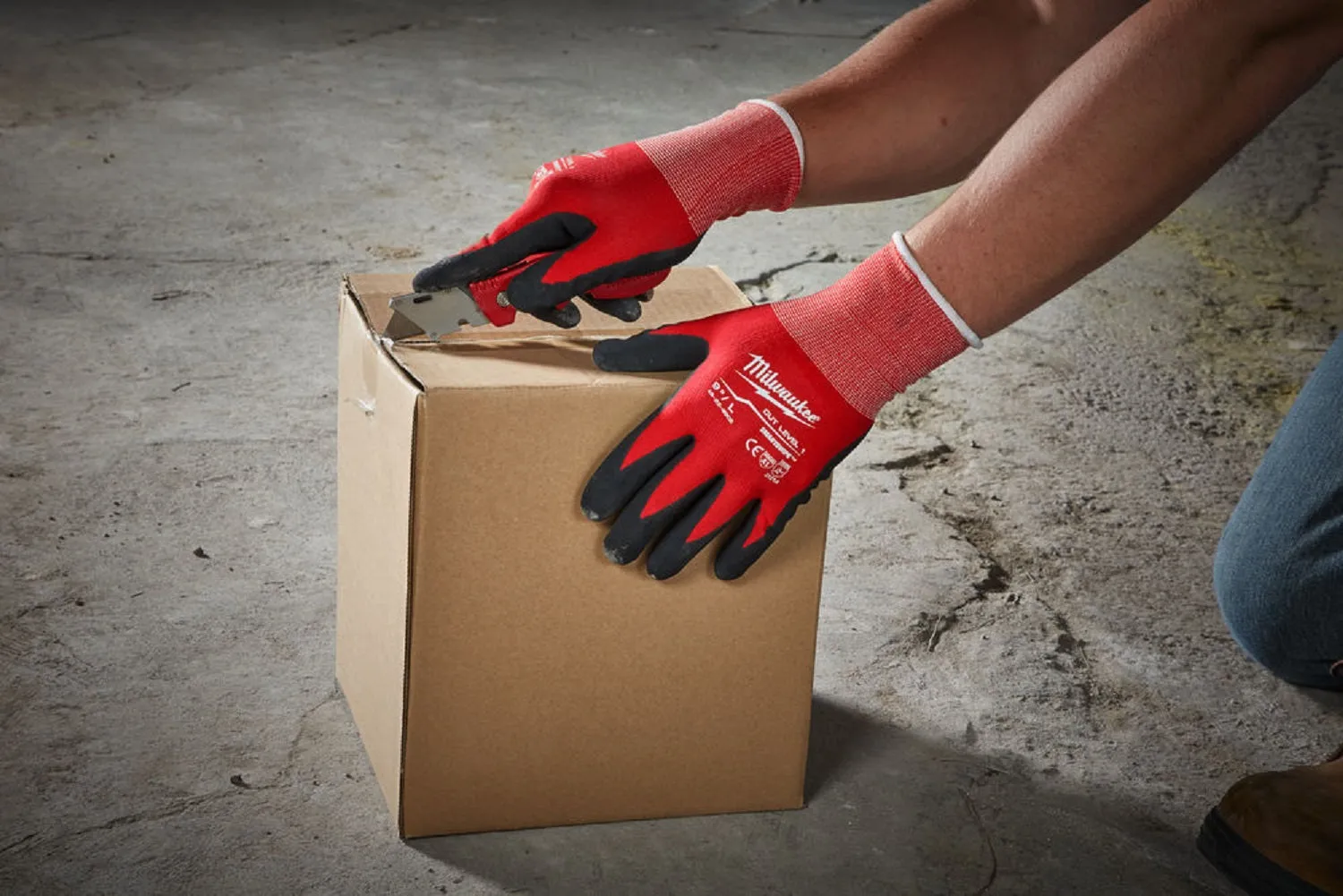 Milwaukee Thermal Winter Work Gloves Terry Cotton-Lined