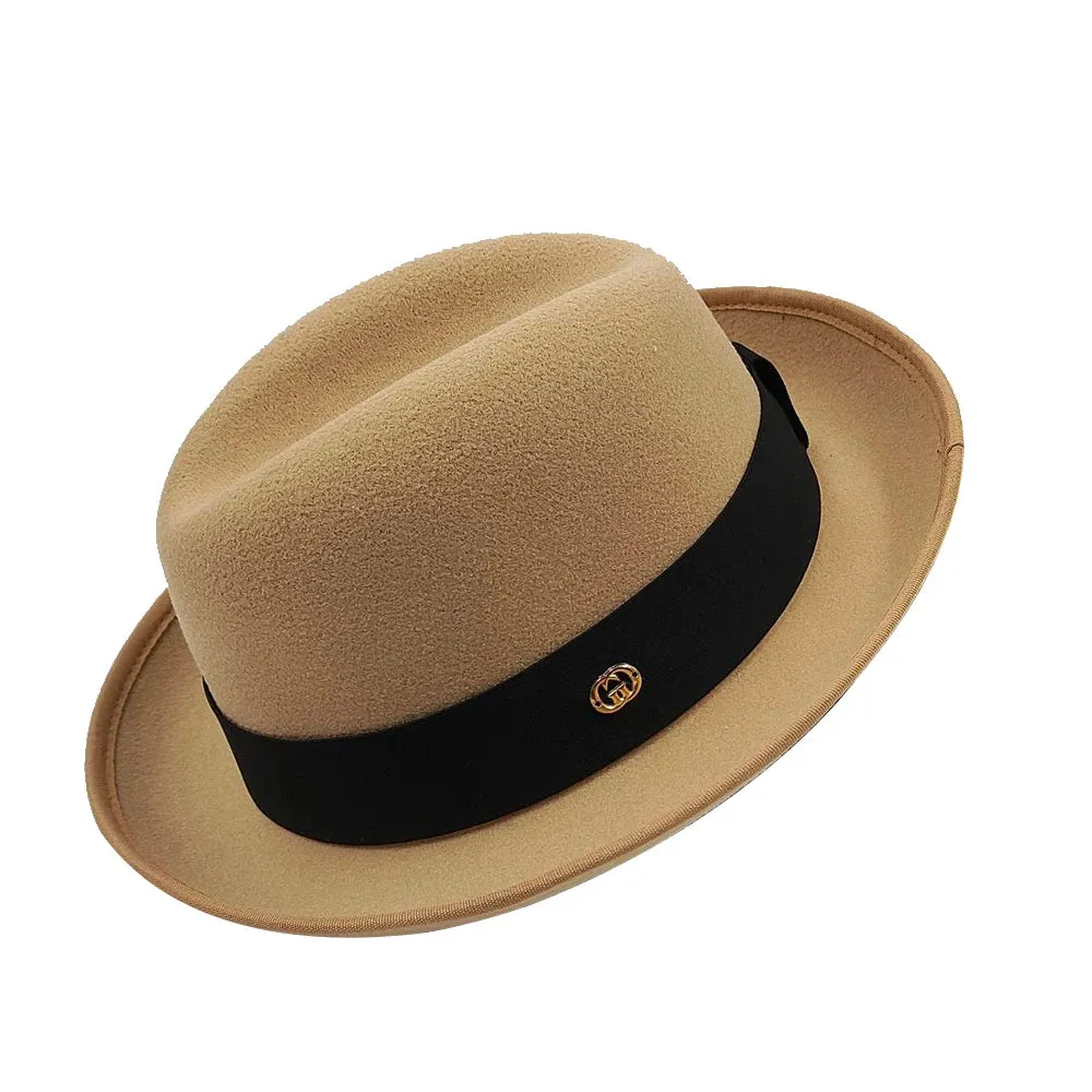 NEW Pork pie hat brim men women Fedora classic gentleman bowler hat cosplay derby bowler English hat panama jazz hat wholesale