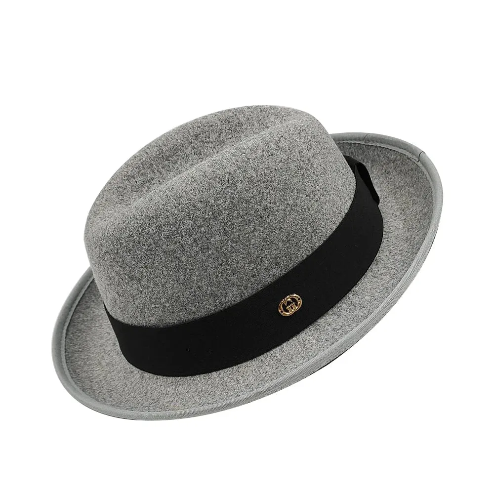 NEW Pork pie hat brim men women Fedora classic gentleman bowler hat cosplay derby bowler English hat panama jazz hat wholesale