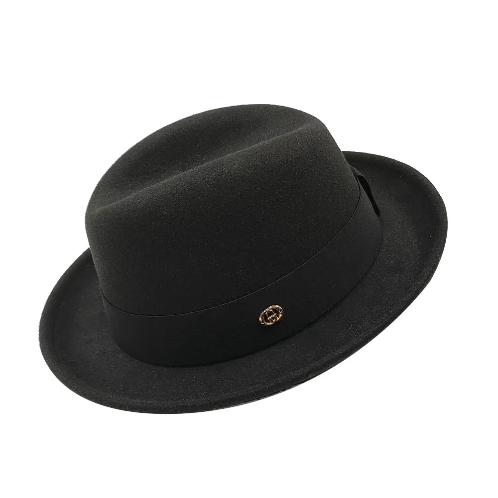 NEW Pork pie hat brim men women Fedora classic gentleman bowler hat cosplay derby bowler English hat panama jazz hat wholesale