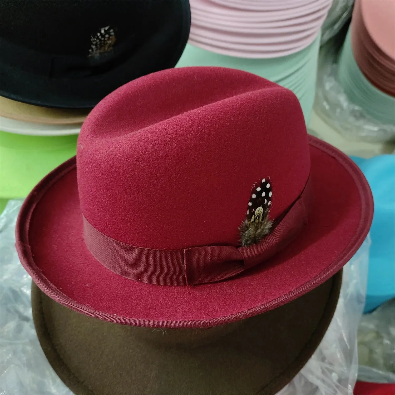 NEW Pork pie hat brim men women Fedora classic gentleman bowler hat cosplay derby bowler English hat panama jazz hat wholesale