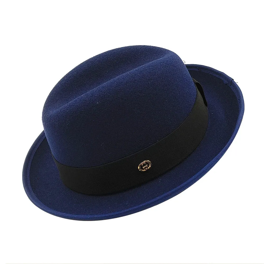 NEW Pork pie hat brim men women Fedora classic gentleman bowler hat cosplay derby bowler English hat panama jazz hat wholesale