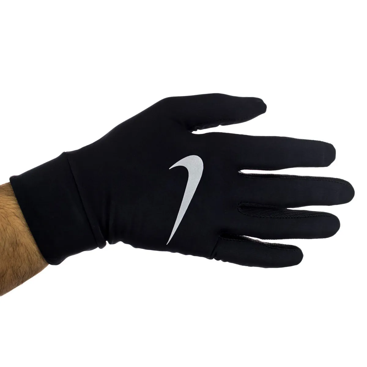 Nike Dri-Fit Lightweight Tech Running Gloves Handschuhe 9331/67 3059 082 - schwarz-silber