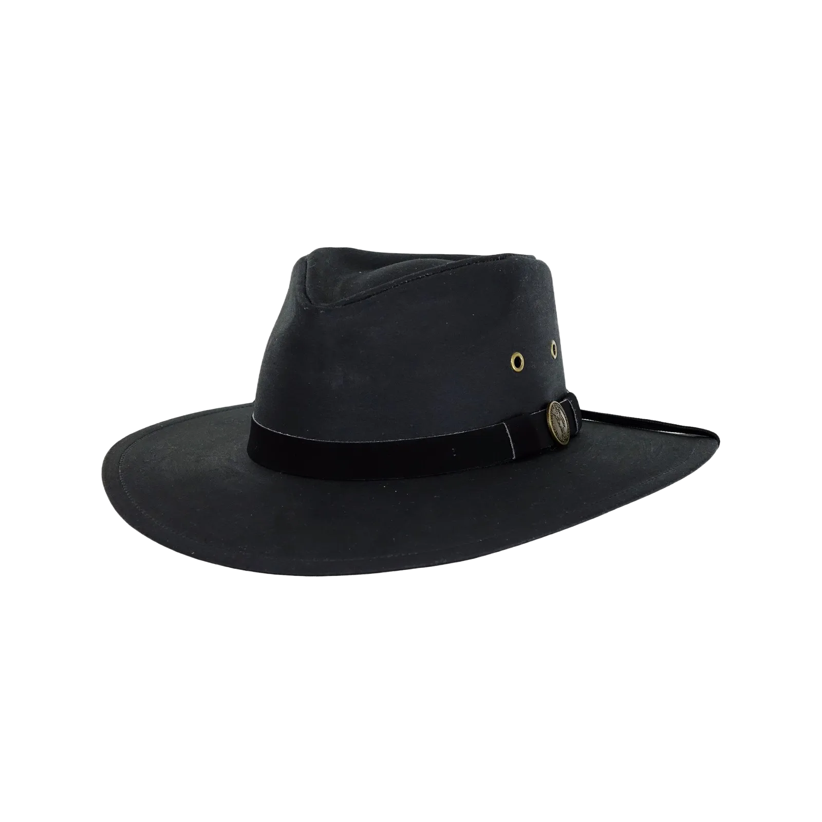 Outback Trading Company Men's Kodiak Black Oilskin Hat 1480-BLK