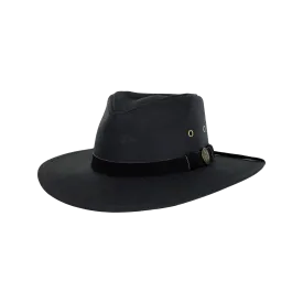 Outback Trading Company Men's Kodiak Black Oilskin Hat 1480-BLK
