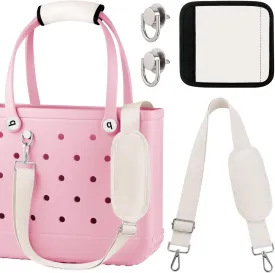 OUTXE Strap Wrap for Bogg Bag, Adjustable Crossbody Shoulder Long Straps for XL Medium Bog Beach Rubber Tote Bag Accessories