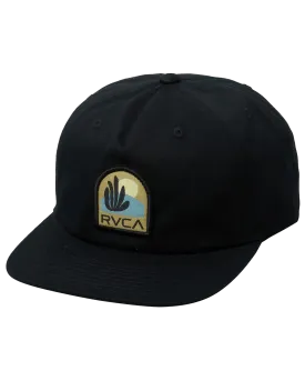 Paper Cuts Snapback Cap in Black