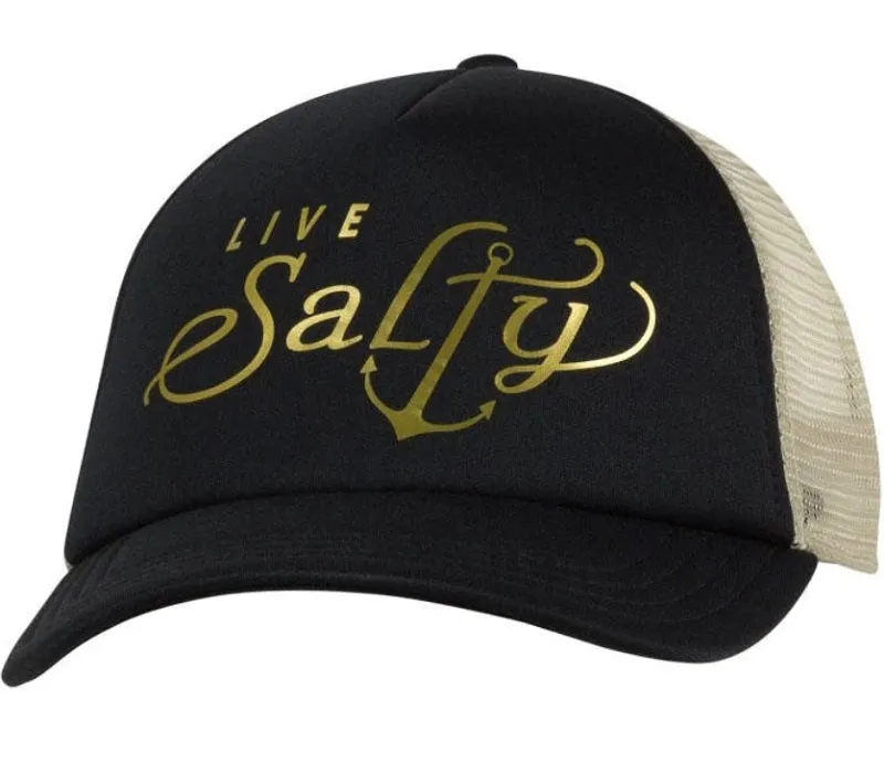 Salt Life Salty Anchor Trucker Cap Black