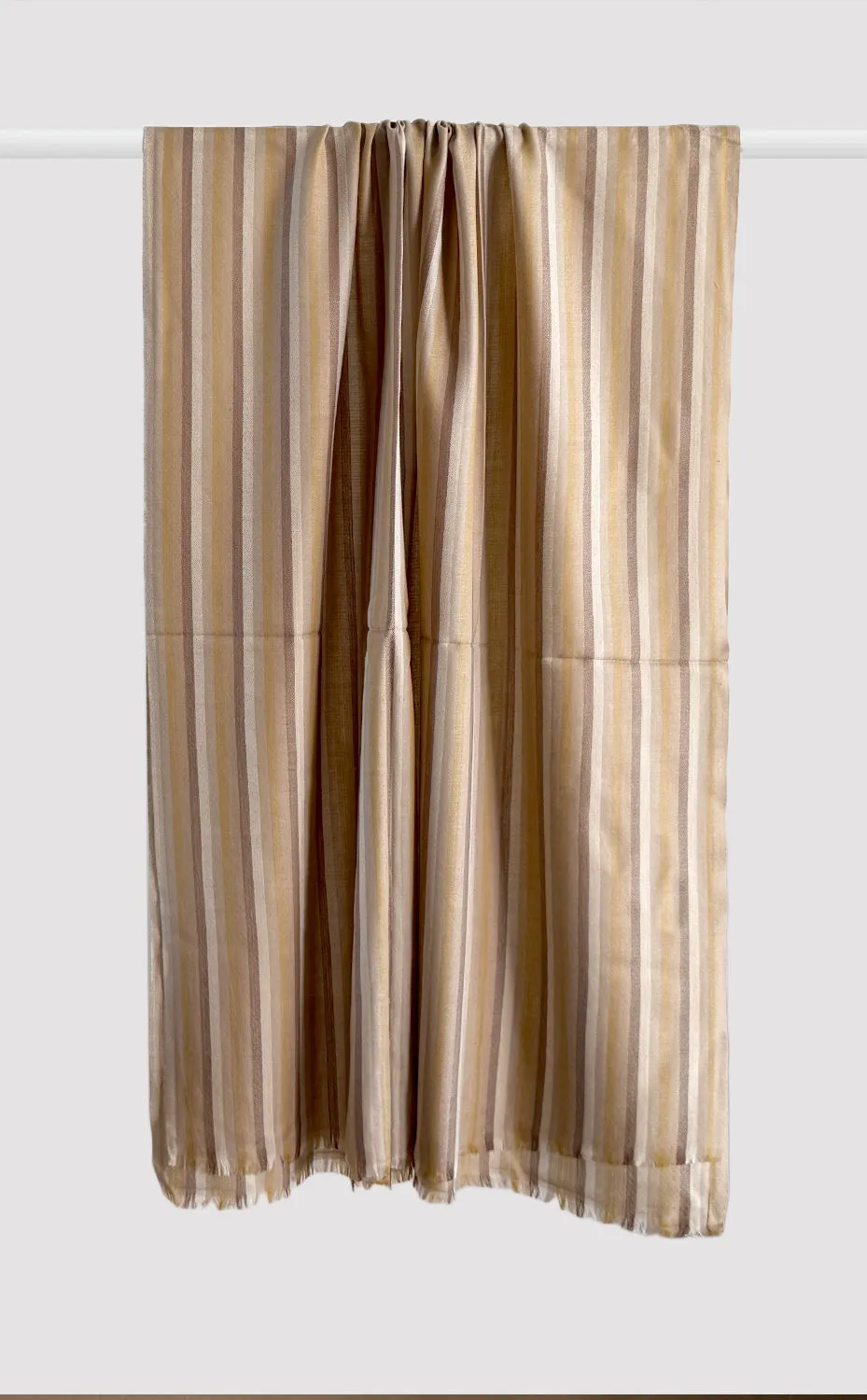 Sand Stripe Wool Wrap