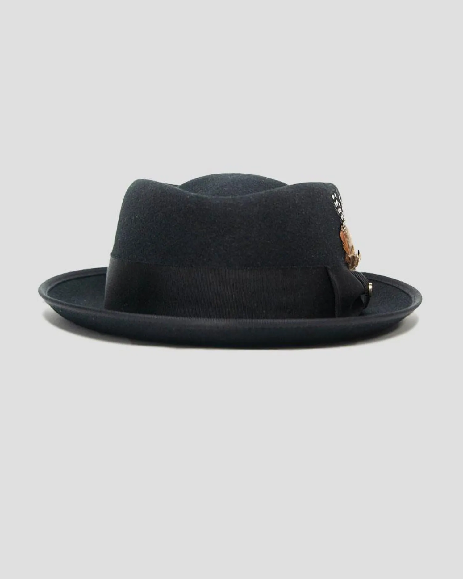 SG Braxton Porkpie Fedora Hat - Black