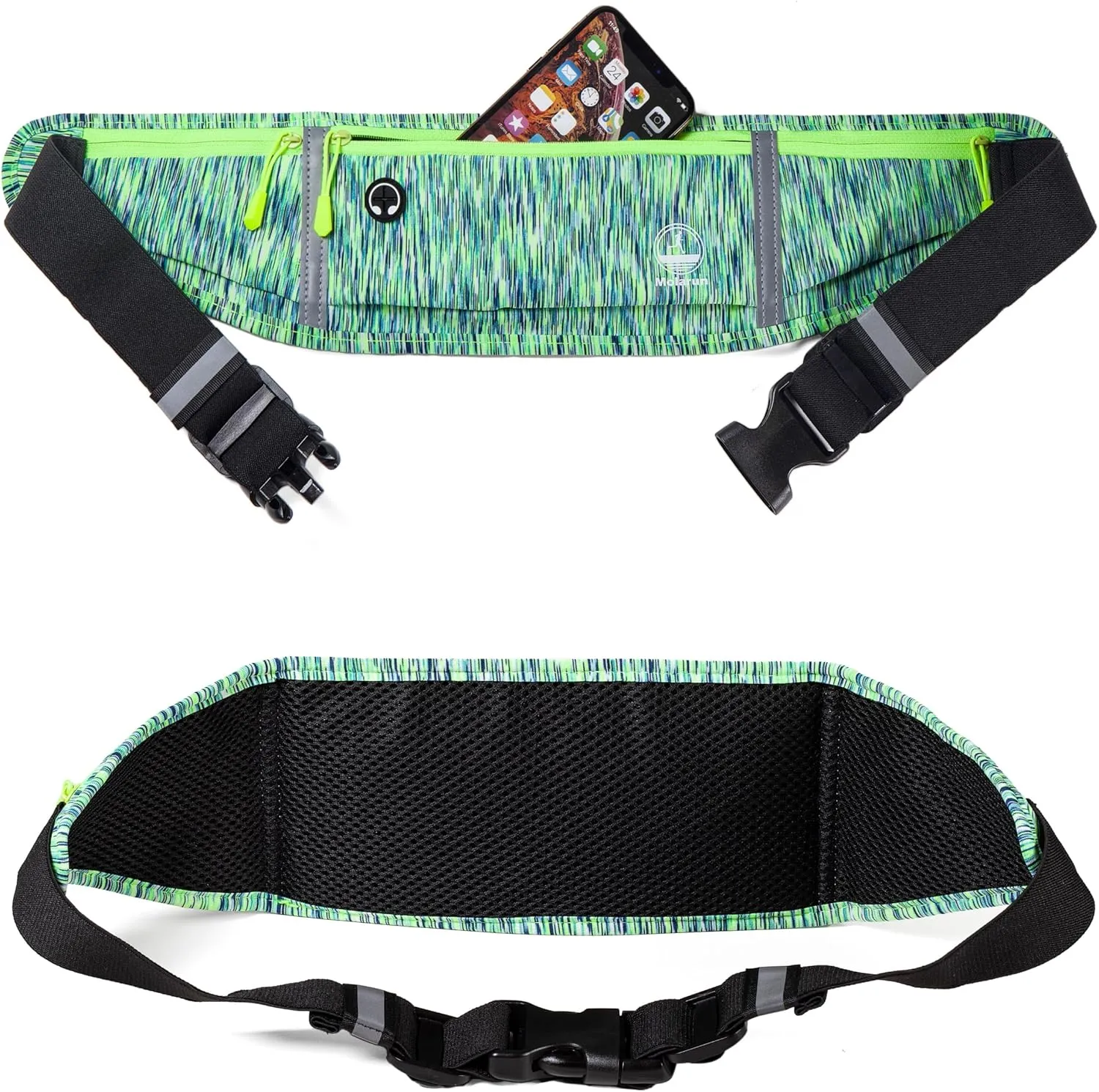 Slim Running Belt Fanny Packs for Women Men, Waist Pack Running Fanny Pack Money Belt Phone Holder for Running Sports Hiking Cycling