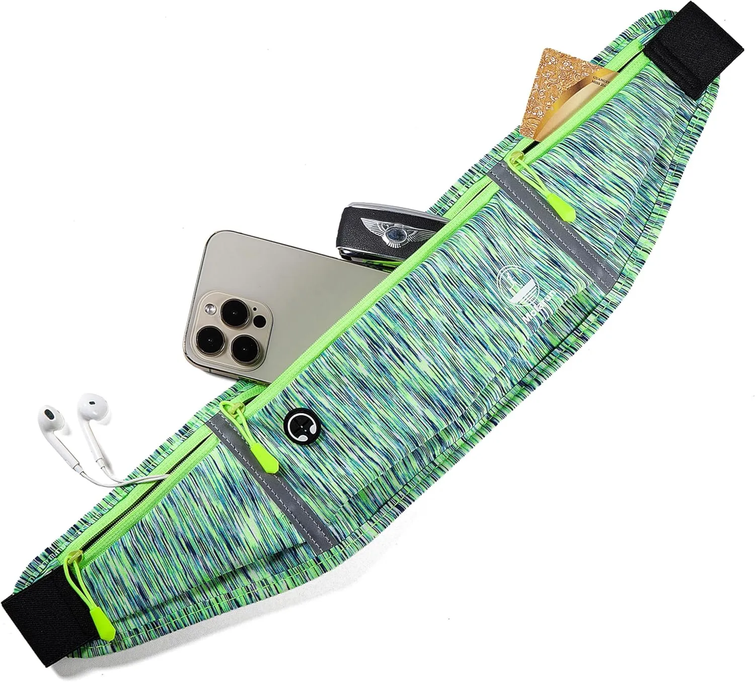 Slim Running Belt Fanny Packs for Women Men, Waist Pack Running Fanny Pack Money Belt Phone Holder for Running Sports Hiking Cycling