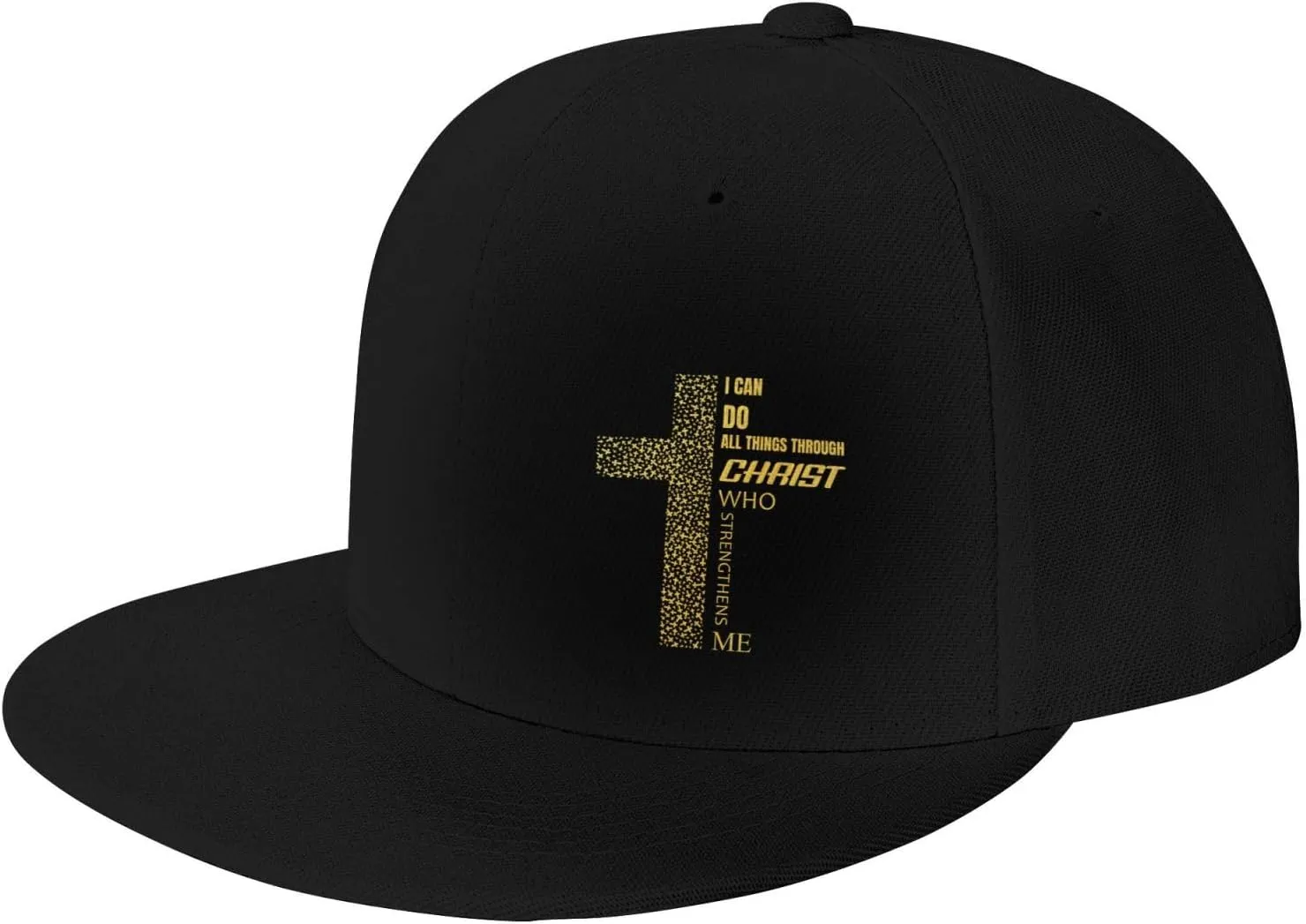 Snapback Hat for Men Women Classic Flat Bill Cap Adjustable Trucker Hat Funny Unisex Hip Hop Cap