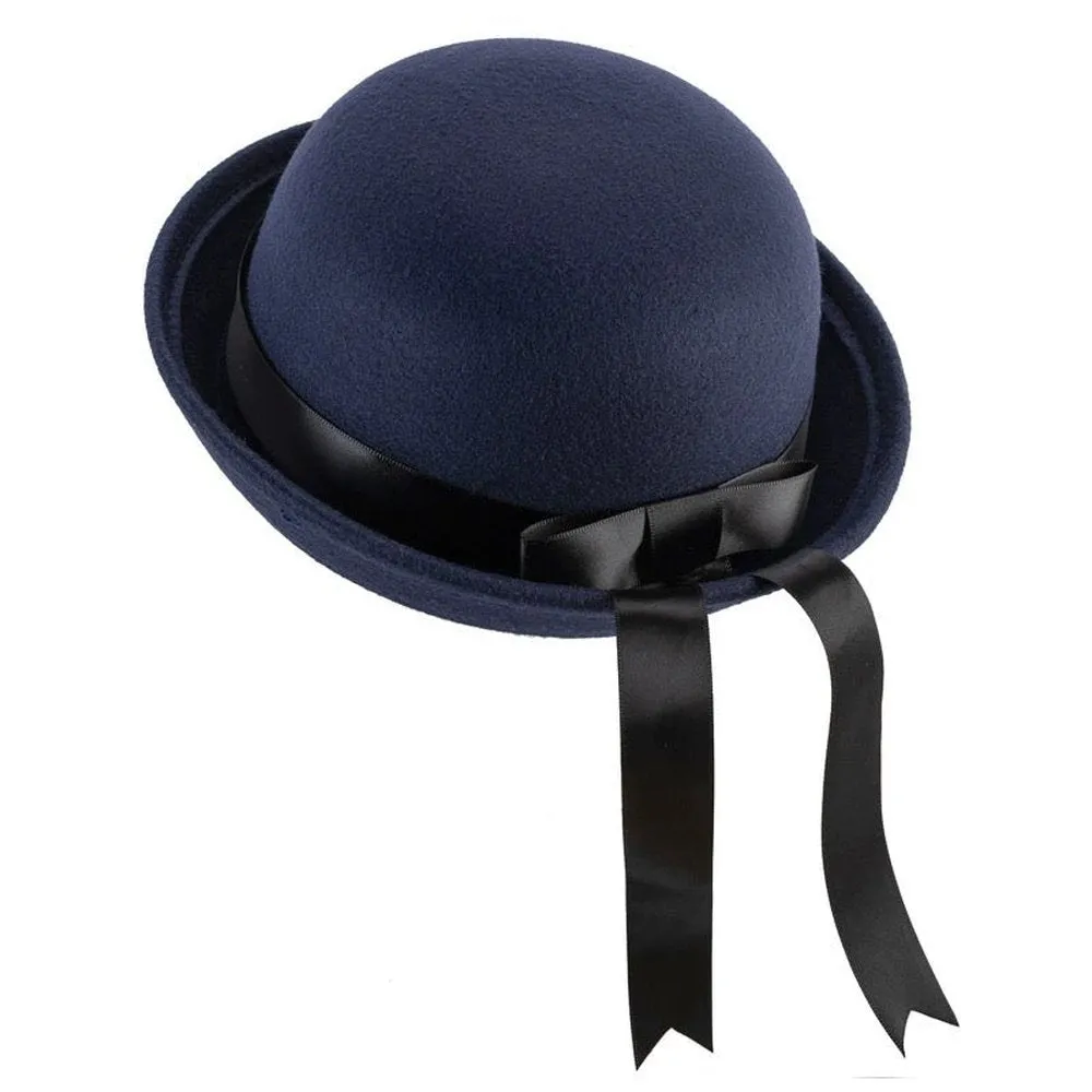 SPPHONEIX JK Cap Watch Horse racing And Various Competitions And Celebrations Elegant Ribbon Bucket Cap Parent Child Bowler Hat Wild For Street