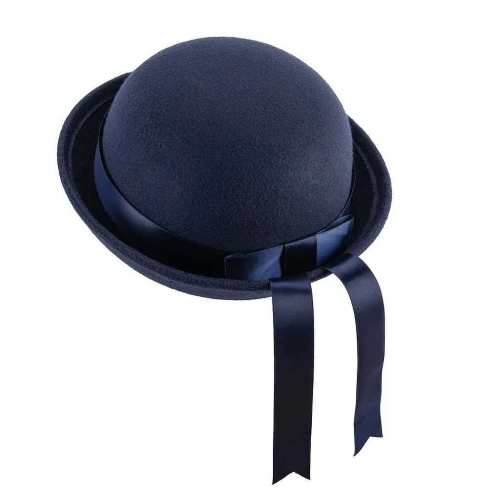 SPPHONEIX JK Cap Watch Horse racing And Various Competitions And Celebrations Elegant Ribbon Bucket Cap Parent Child Bowler Hat Wild For Street