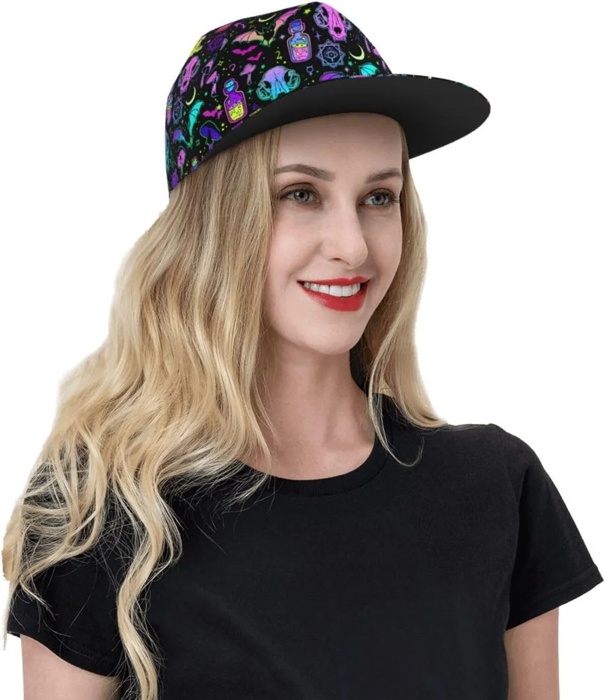 Supdreamc Casual Baseball Cap Hat Snapback Cap Hip Hop Trucker Hat for Dance Hiking